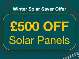 Winter Solar Saver: Get £500 off your solar panels