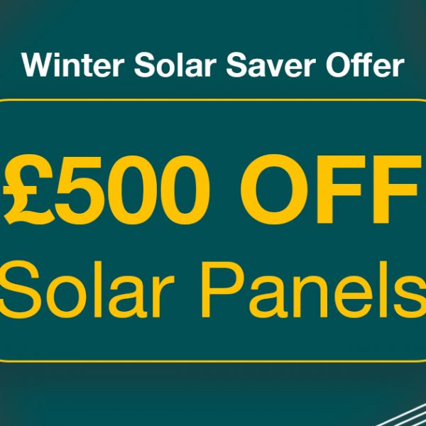 Read more about the article Winter Solar Saver: Get £500 off your solar panels